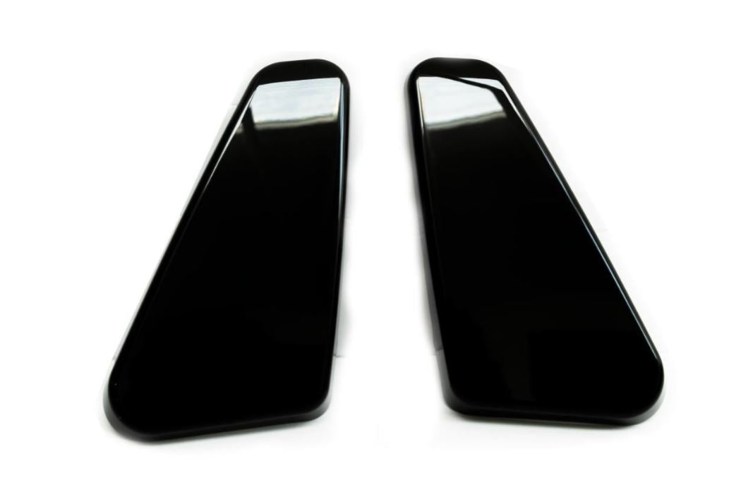 For VW T6 Twin Seat Hinge Covers – Piano Black Finish for Transporter Interior Styling Upgrade