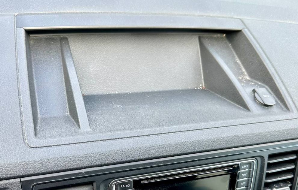 Para VW T6 Inserto de tablero superior de goma de silicona - Accesorio interior antideslizante y duradero de Van-X