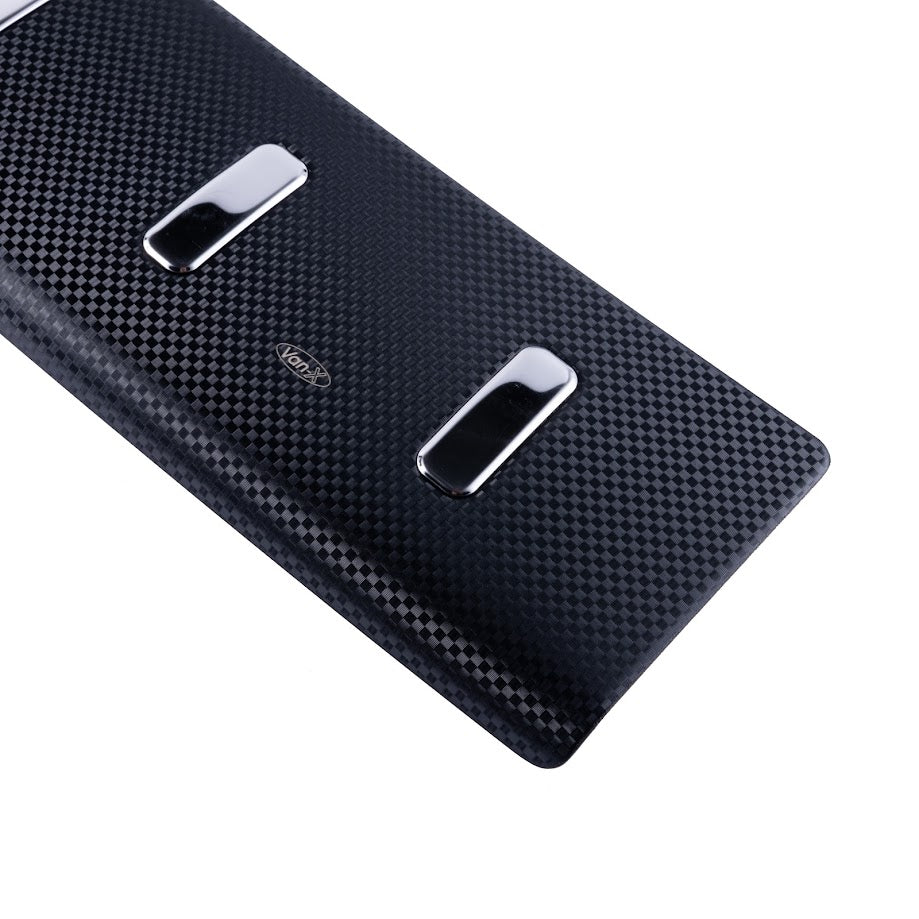 Achterbumperbeschermer ALLEEN koolstofvezelfilm voor VW T6 Barndoor