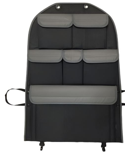 Para VW California Ocean, Coast, Beach Campervan Organizador de asiento trasero de cuero sintético para asientos individuales/capitán de la