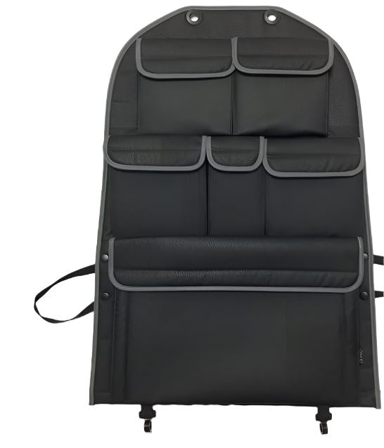 Para VW California Ocean, Coast, Beach Campervan Organizador de asiento trasero de cuero sintético para asientos individuales/capitán de la