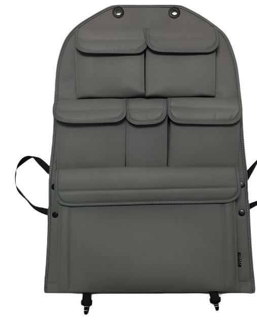 Para VW California Ocean, Coast, Beach Campervan Organizador de asiento trasero de cuero sintético para asientos individuales/capitán de la
