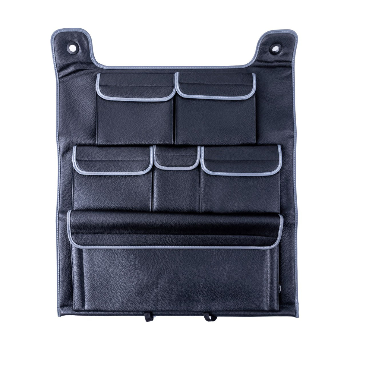 Per VW T6, T6.1 Transporter Organizer per sedile posteriore in similpelle a doppio sedile