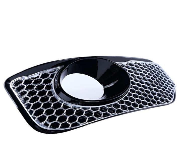 VW T5 .1 Becquet avant en nid d'abeille Sport-Line Garnitures de phares antibrouillard (chrome mat)