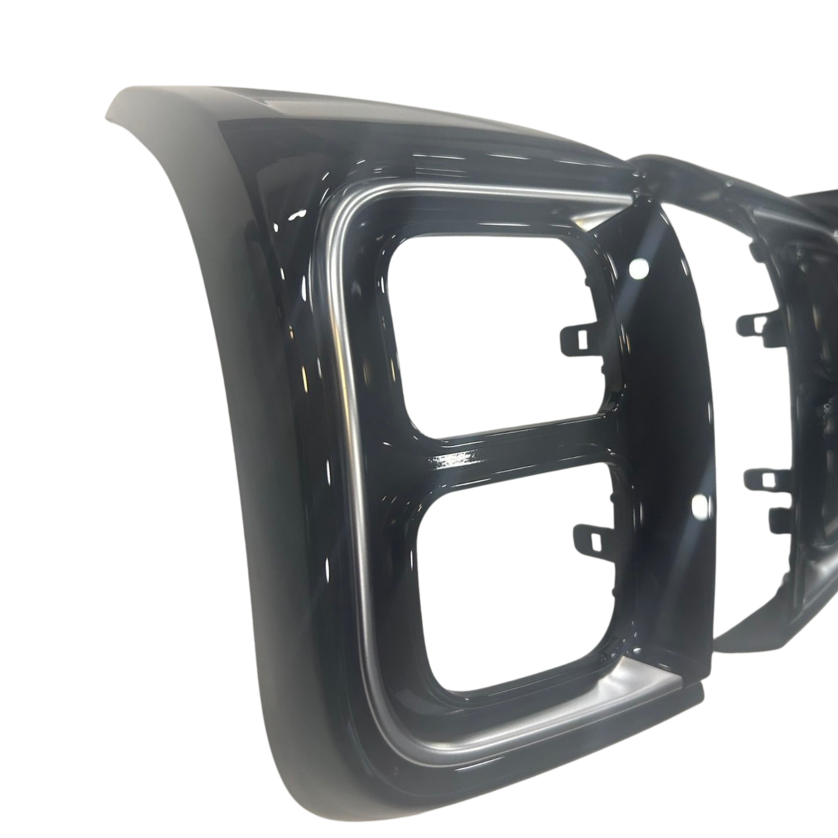 Pour Opel Movano Air Vent Trim Set - Mise à niveau du tableau de bord noir brillant pour les nouveaux modèles