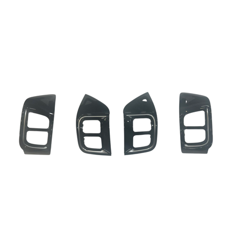 Pour Fiat Ducato Air Vent Trim Set - Mise à niveau du tableau de bord noir brillant pour les nouveaux modèles