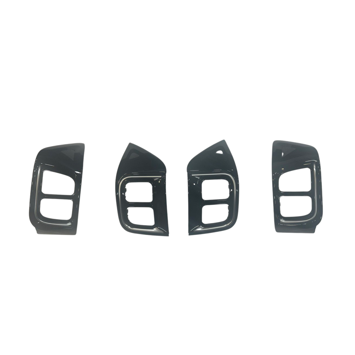 Pour Opel Movano Air Vent Trim Set - Mise à niveau du tableau de bord noir brillant pour les nouveaux modèles