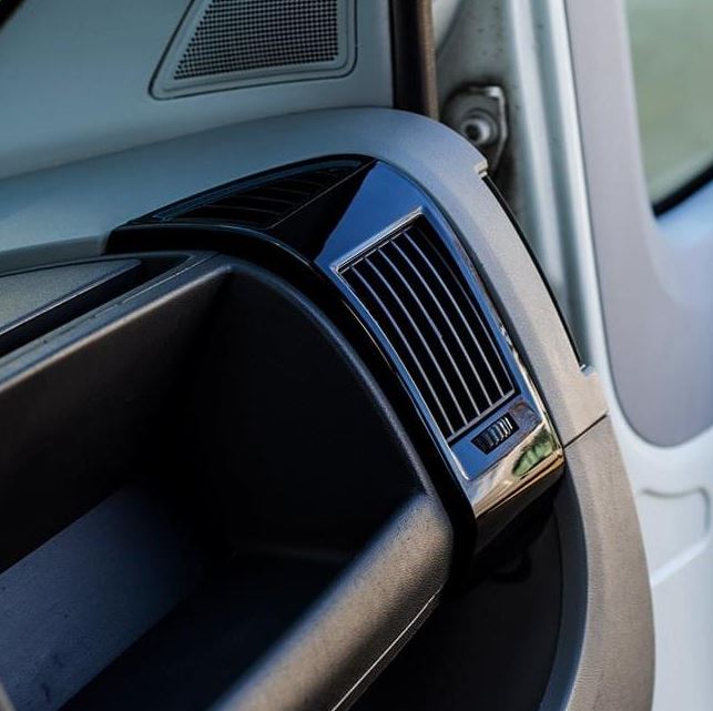 Per Fiat Ducato Presa d'aria sul cruscotto (nera), Peugeot Boxer e Citroen Jumper