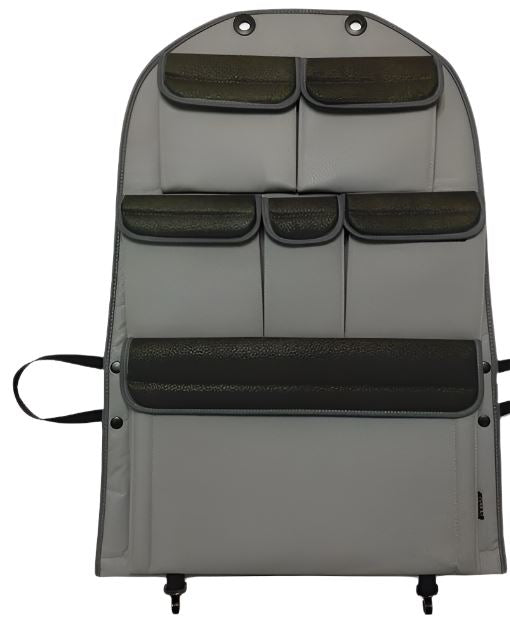 Para VW California Ocean, Coast, Beach Campervan Organizador de asiento trasero de cuero sintético para asientos individuales/capitán de la