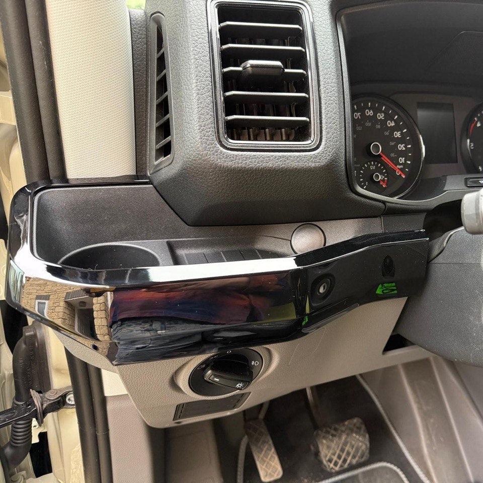 Voor New Shape VW Crafter LHD Lower Dashboard Styling uitvoeringen - Glanzend zwart (set van 6) | Van-X