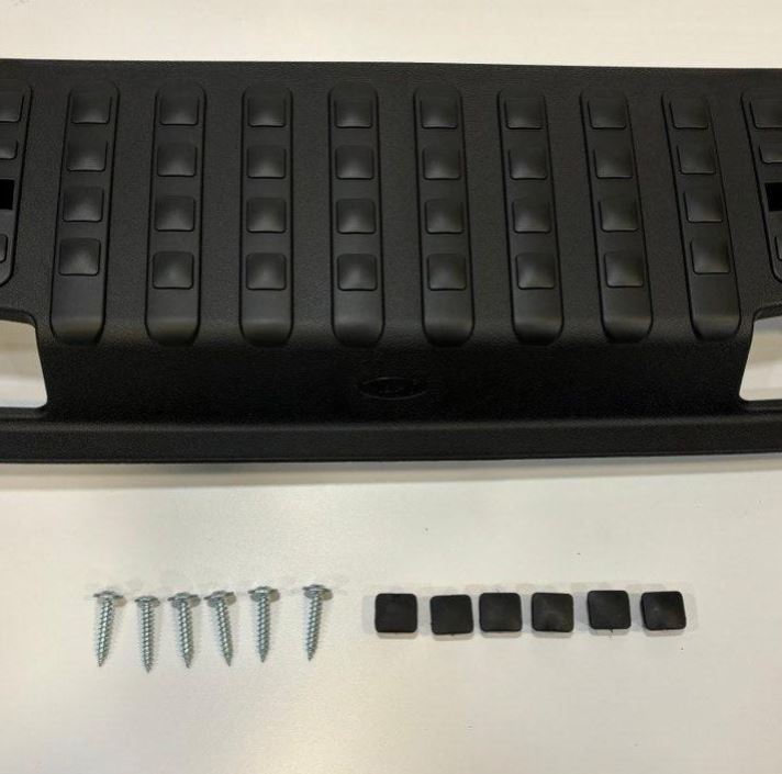 For VW T5, T5.1 V3 Barndoor Rear Threshold Cover Including Screws and Caps