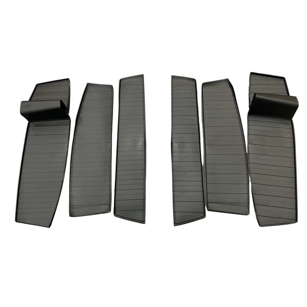 Para VW Crafter / MAN TGE New Shape Interior Bundle Alfombrillas de goma - Negro | Furgoneta-X