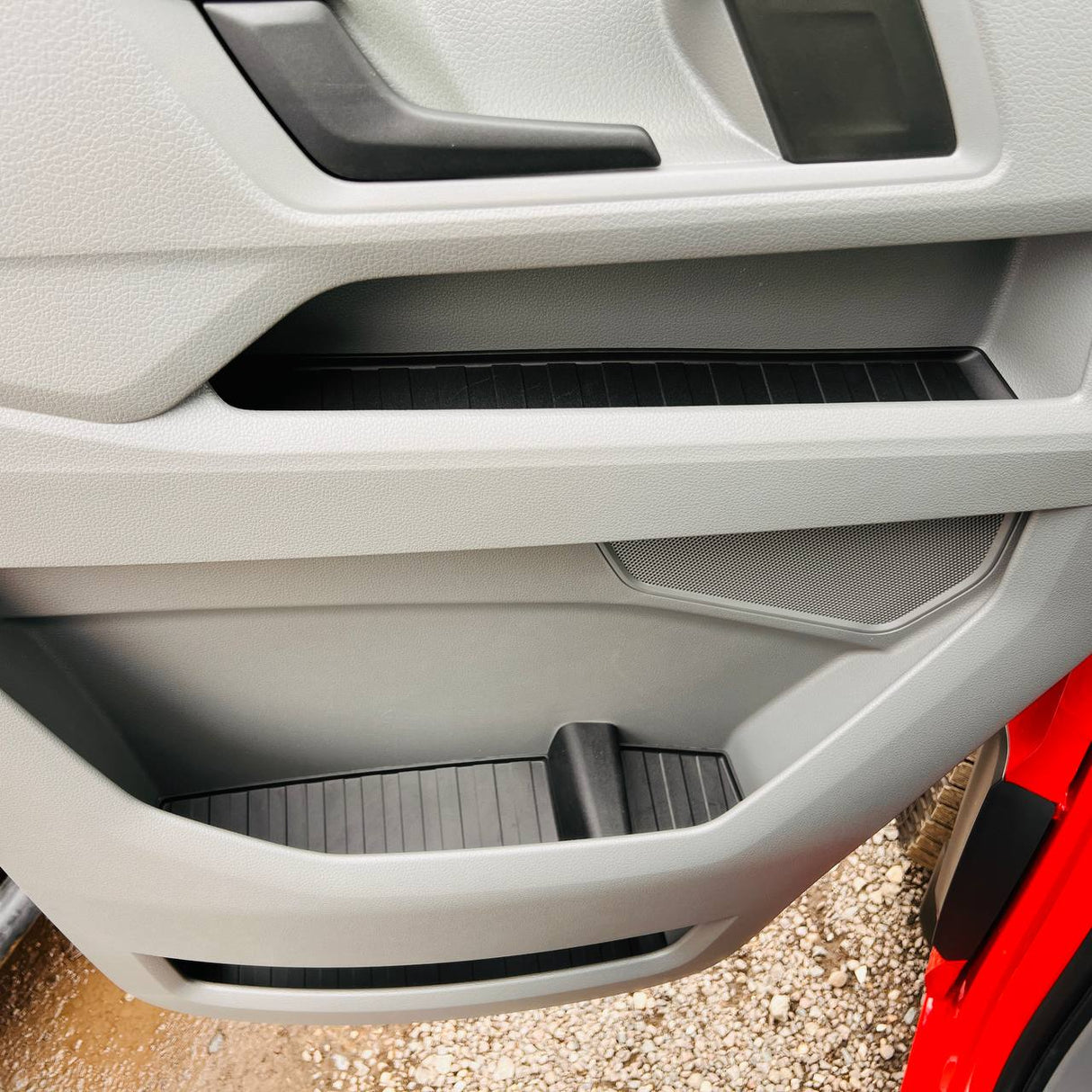 Para VW Crafter / MAN TGE New Shape Interior Bundle Alfombrillas de goma - Negro | Furgoneta-X