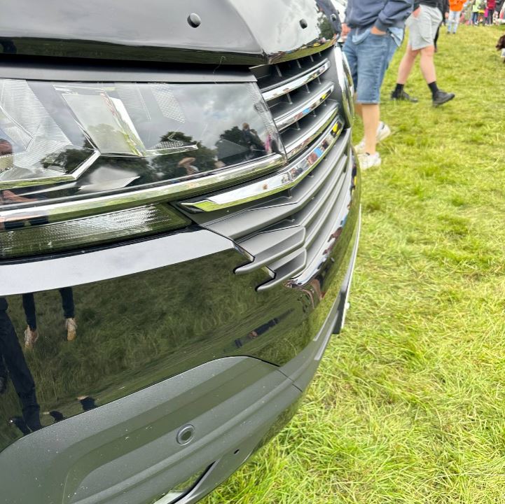 For VW T6.1 Front Grille Side Fins – Textured Finish (Set of 4) | Van-X Styling Upgrade for Volkswagen T6.1