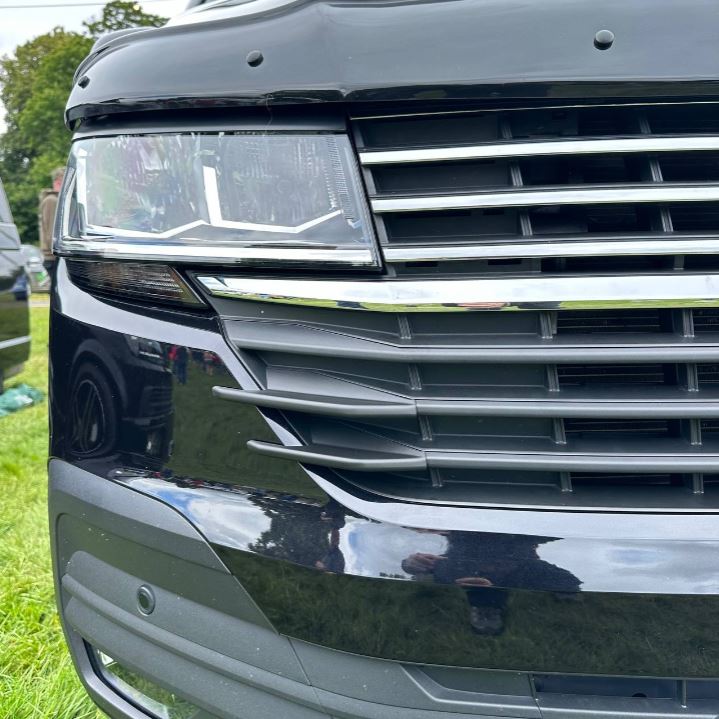 For VW T6.1 Front Grille Side Fins – Textured Finish (Set of 4) | Van-X Styling Upgrade for Volkswagen T6.1