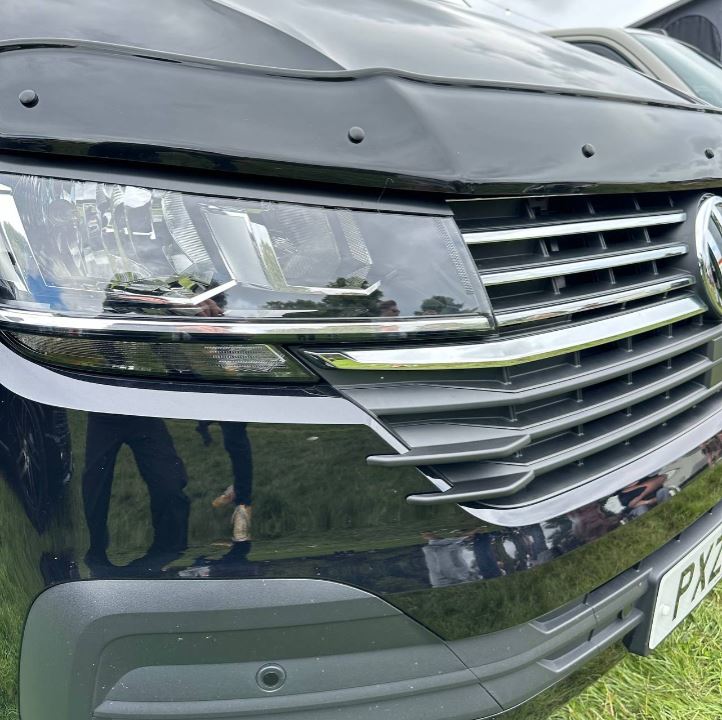 For VW T6.1 Front Grille Side Fins – Textured Finish (Set of 4) | Van-X Styling Upgrade for Volkswagen T6.1