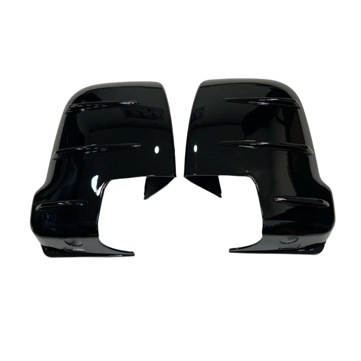 For Mercedes Sprinter 907 Wing Mirror Cap Covers Without Indicator – Gloss Black (Set of 2) – Replacement Mirror Covers for Sprinter Vans