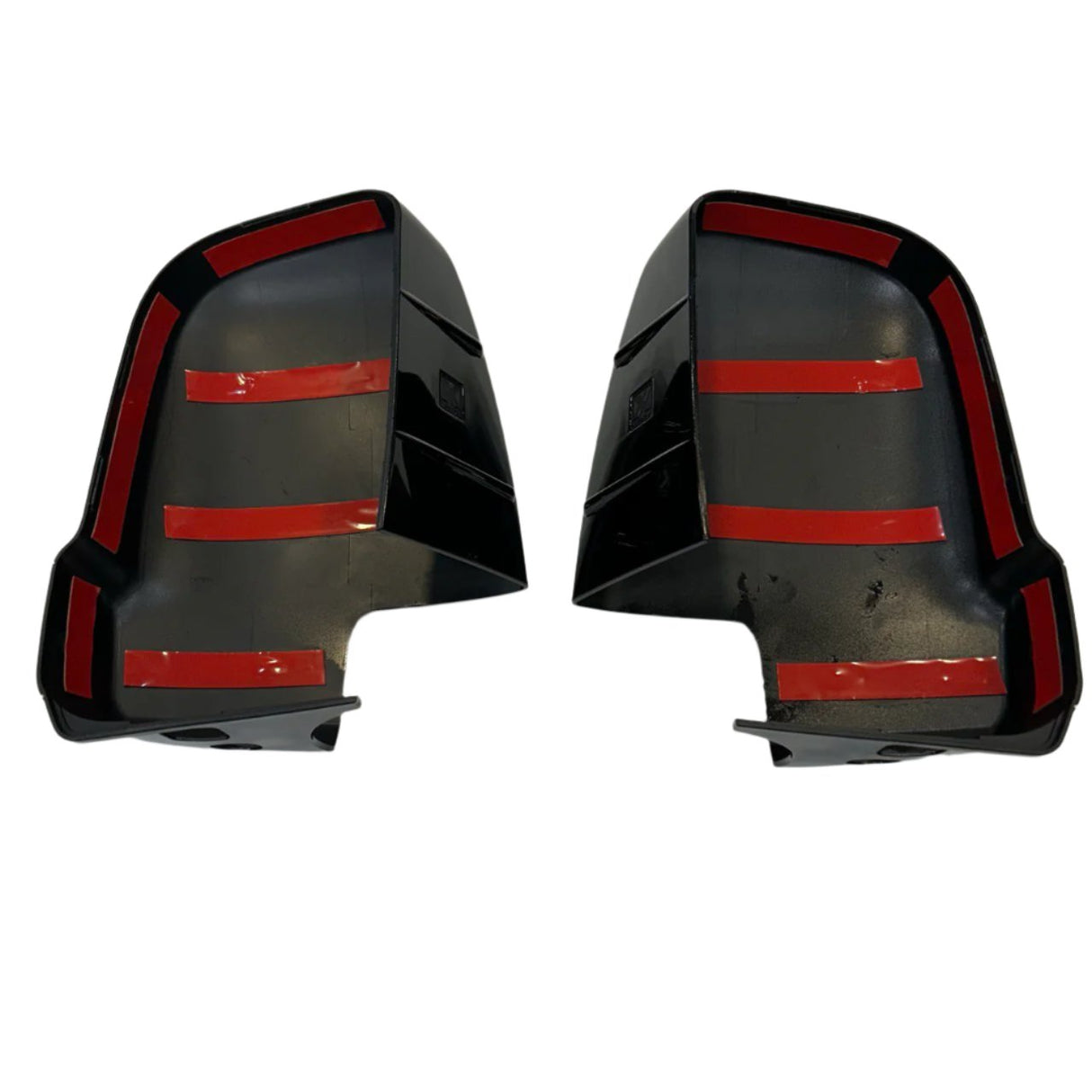 For Mercedes Sprinter 907 Wing Mirror Cap Covers Without Indicator – Gloss Black (Set of 2) – Replacement Mirror Covers for Sprinter Vans