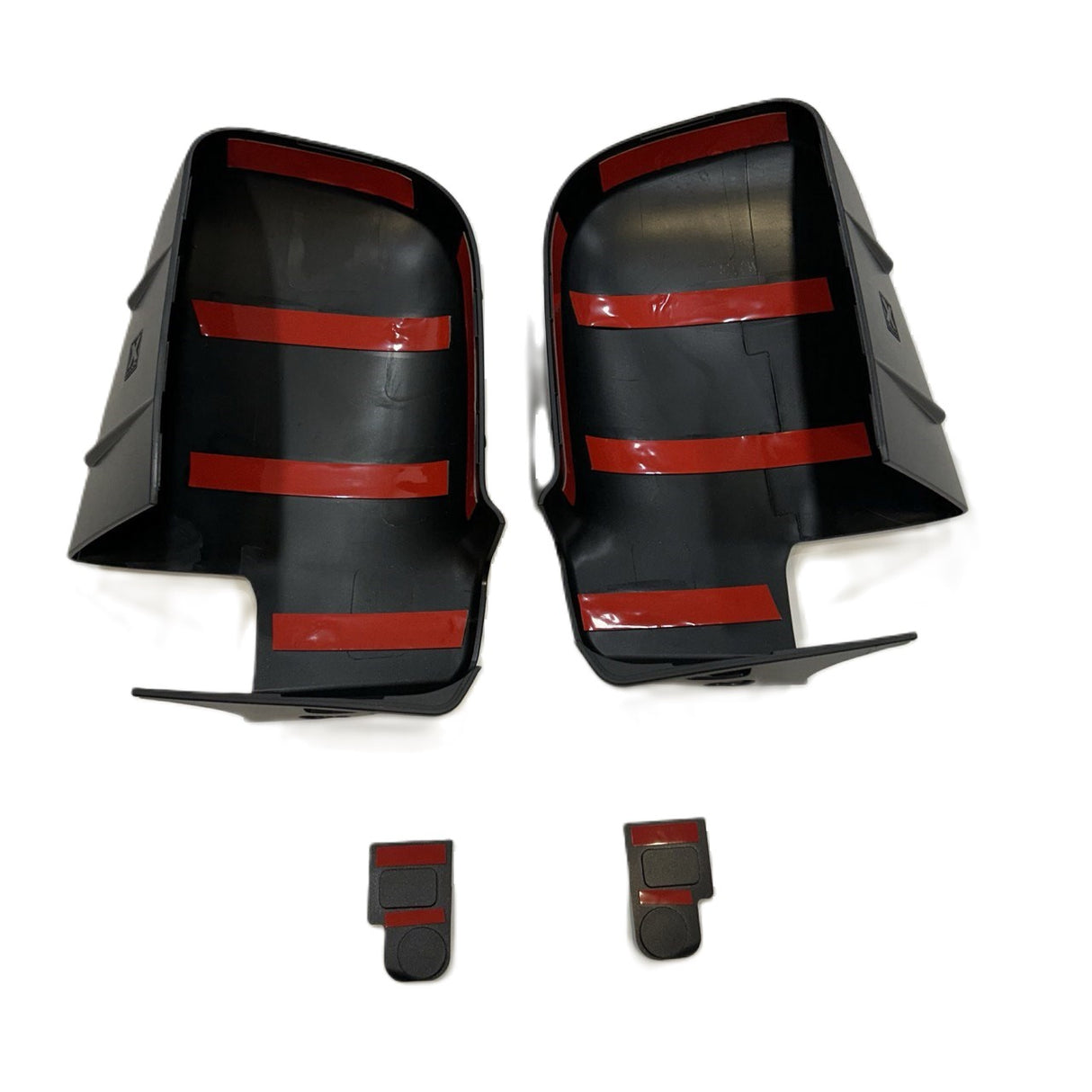 For Mercedes Sprinter 907 Wing Mirror Covers with Indicator - Hammerite (Set of 2) - Replacement Caps for 907 Models