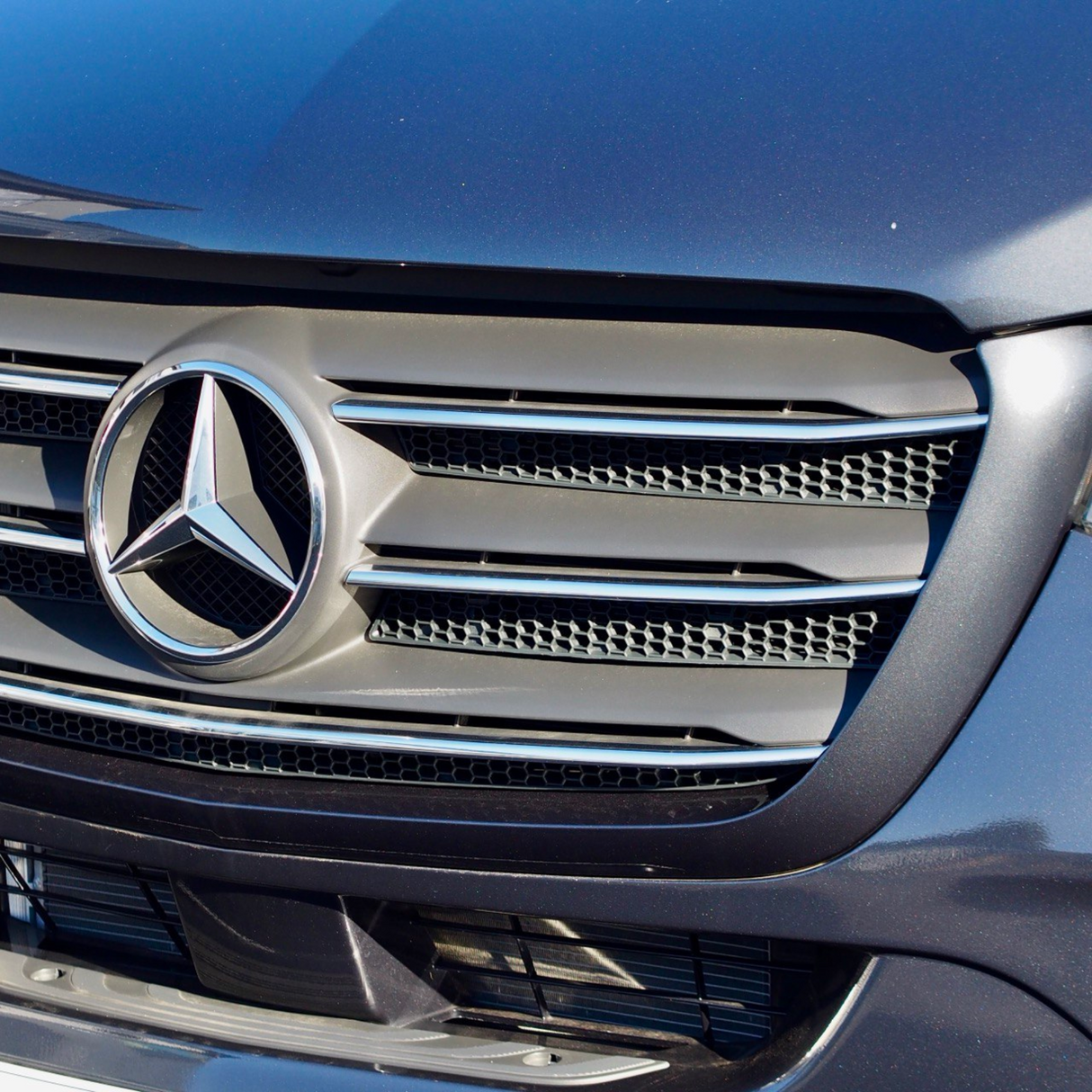 For Mercedes Sprinter 907 Honeycomb Upper Grille Mesh Set - 5 Piece Kit | Van-X