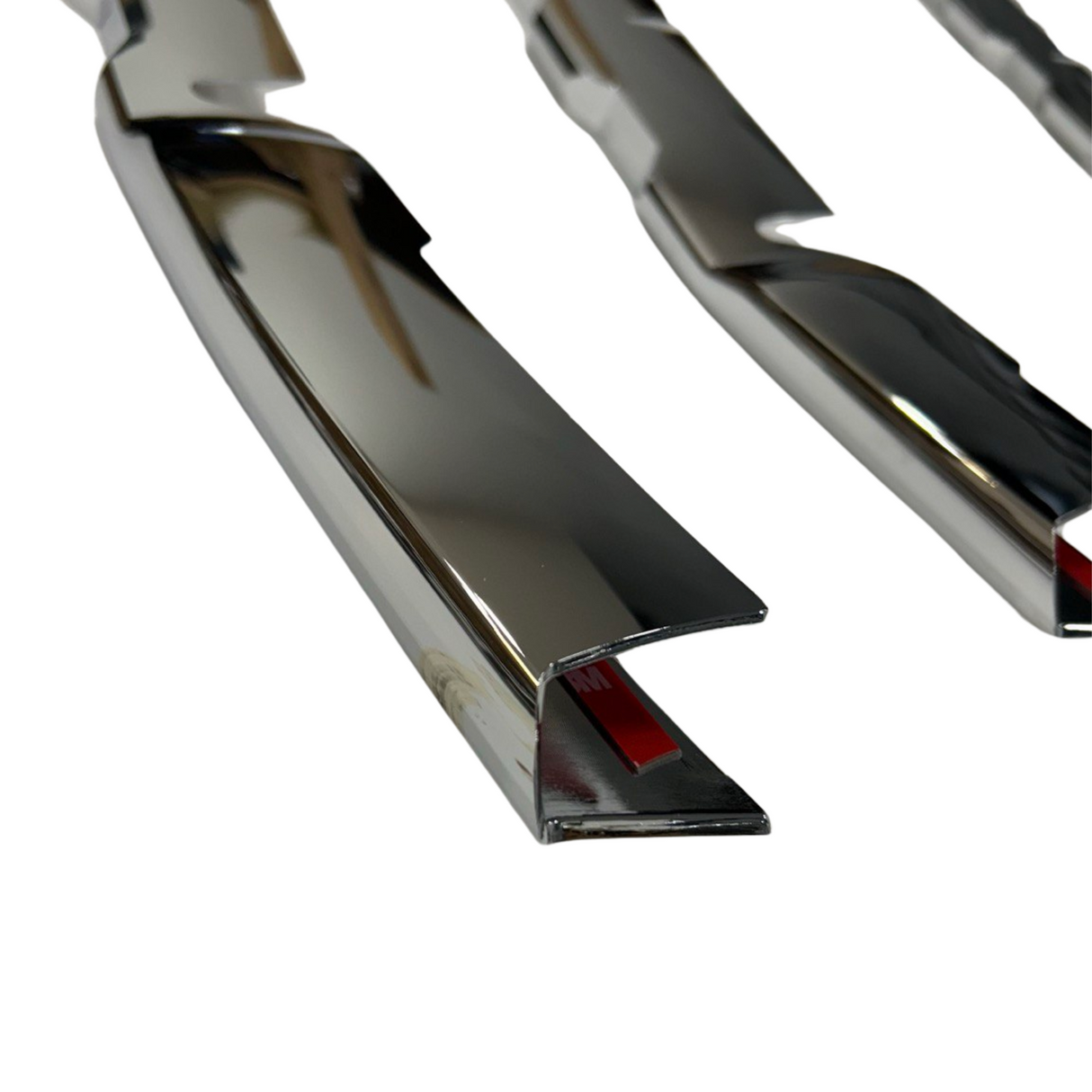 Pour Ford Transit Custom Garnitures de Grille Avant en Chrome Brillant (7 pièces) - MK1 (2012-2018) - Prêtes à Installer