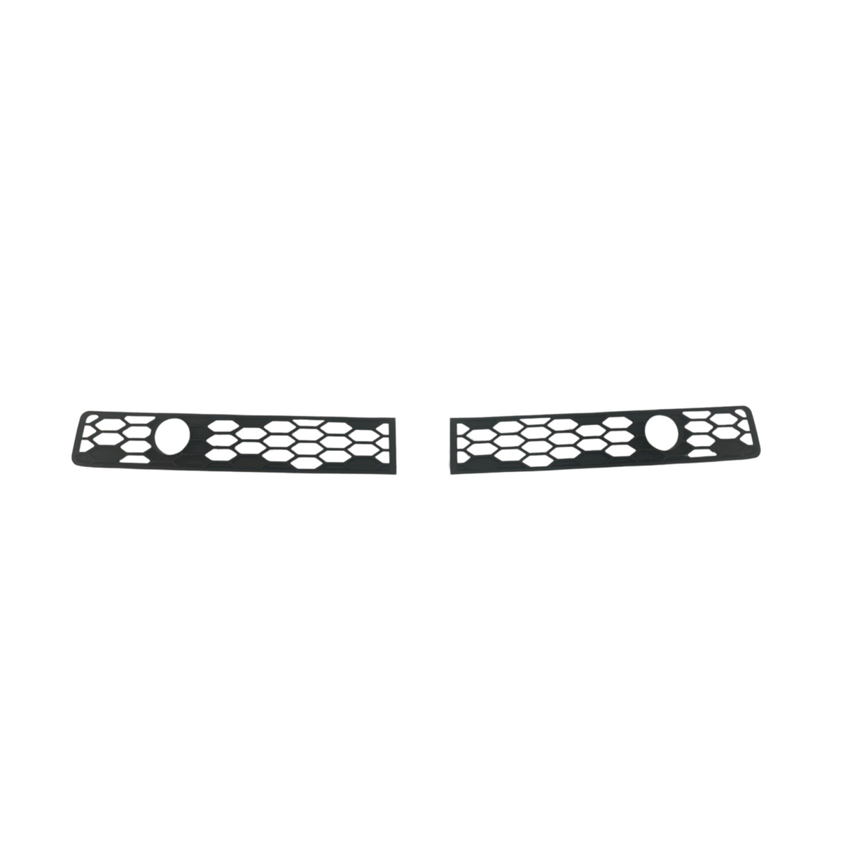 Para Fiat Ducato Parachoques Panal de abeja - Negro mate, compatible con parachoques con sensores de aparcamiento