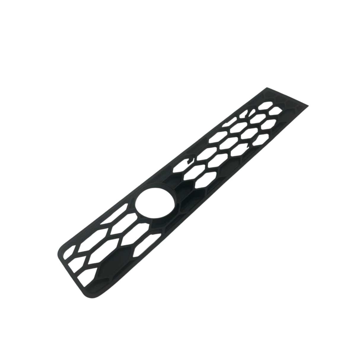 Para Fiat Ducato Parachoques Panal de abeja - Negro mate, compatible con parachoques con sensores de aparcamiento