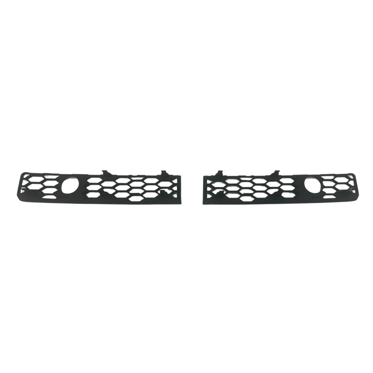 Para Fiat Ducato Parachoques Panal de abeja - Negro mate, compatible con parachoques con sensores de aparcamiento