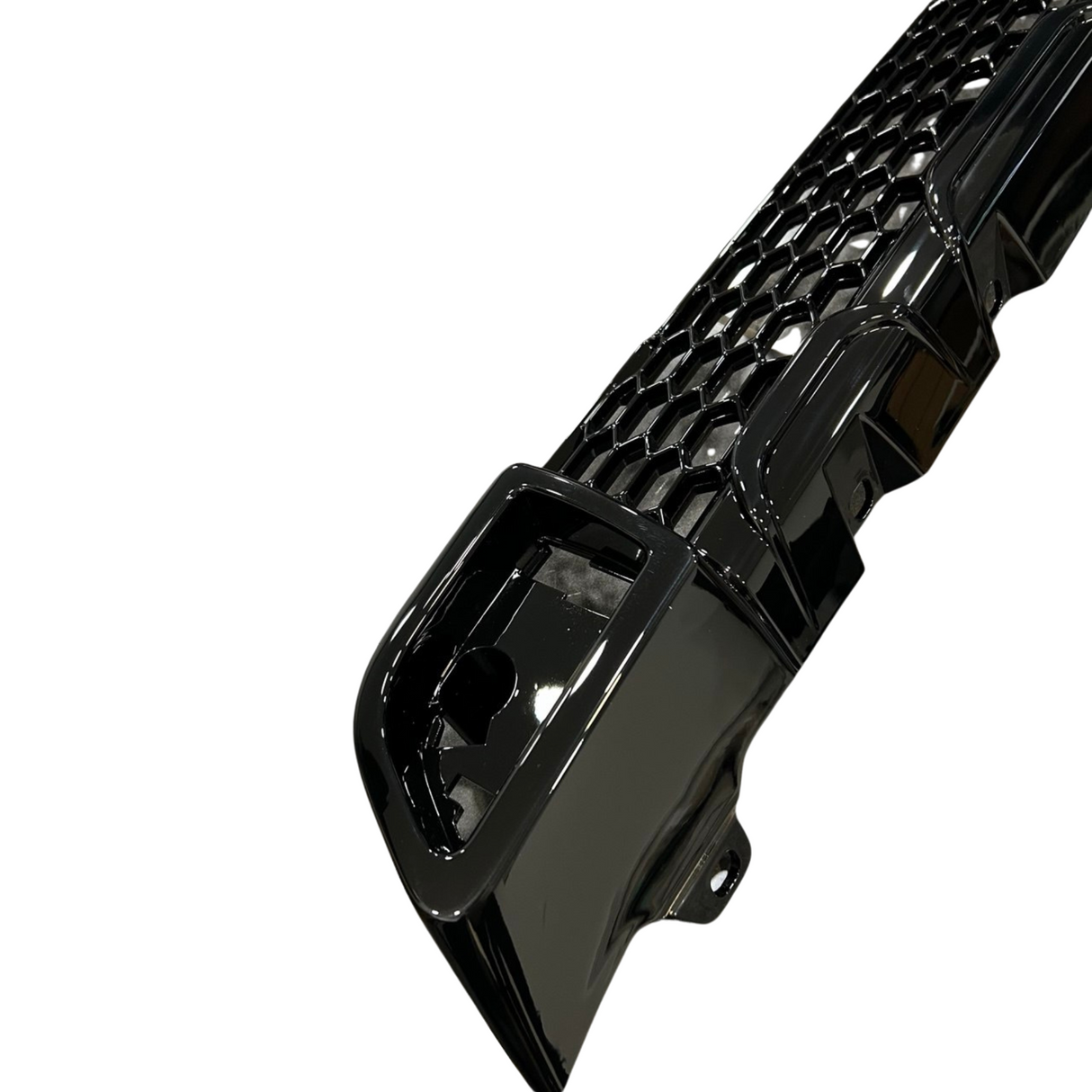 Grille de pare-chocs inférieur en nid d'abeille pour Opel Movano - Noir brillant