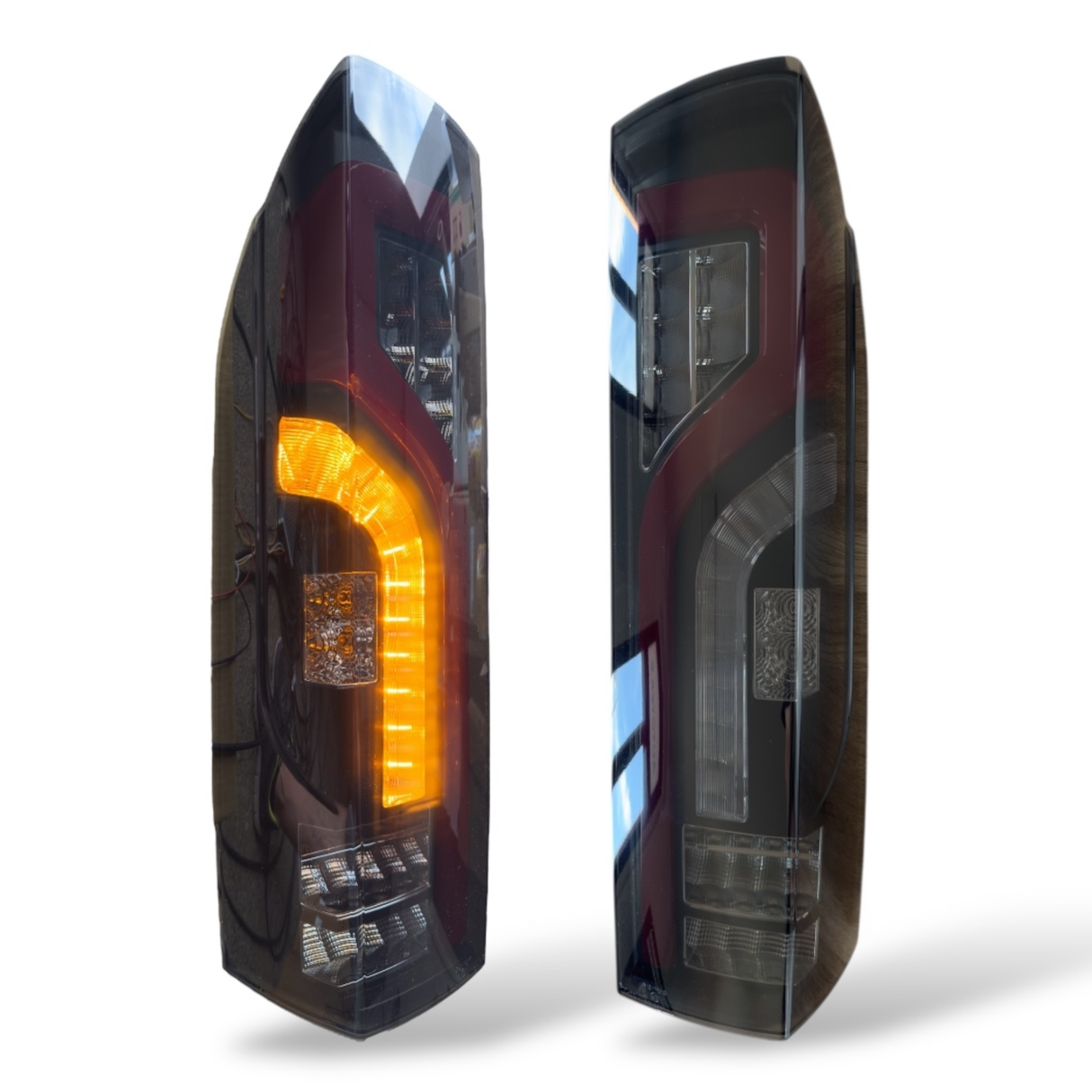 Per Fiat Ducato gruppo luci posteriori full LED, fanale posteriore, gruppo ottico posteriore, luce fumé di ricambio, Van-X, NUOVO