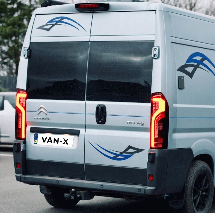 Pour Fiat Ducato Full LED Faisceau de feux arrière, Tailight, Unité de feu arrière, Feu fumé de remplacement, Van-X, NOUVEAU