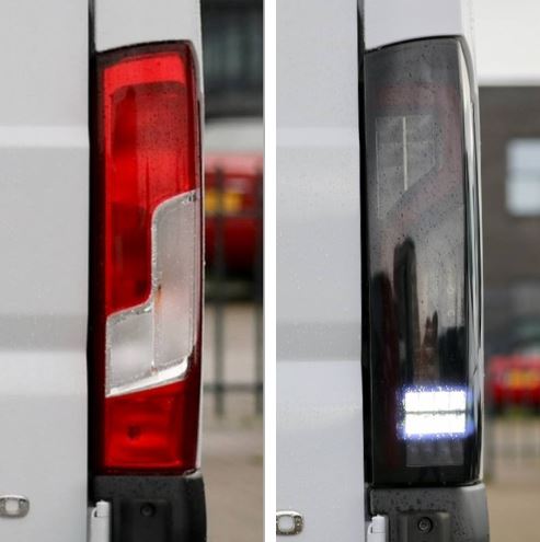 Pour Fiat Ducato Full LED Faisceau de feux arrière, Tailight, Unité de feu arrière, Feu fumé de remplacement, Van-X, NOUVEAU