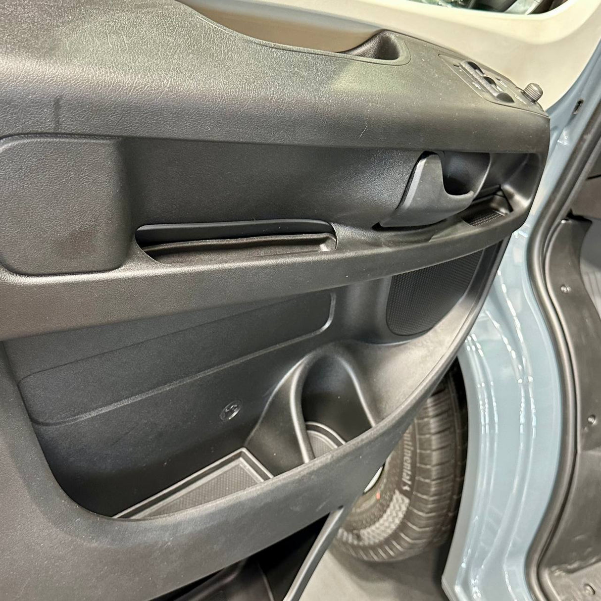 For Citroën Jumper Rubber Door Liner Pocket Inserts - Black - Van-X