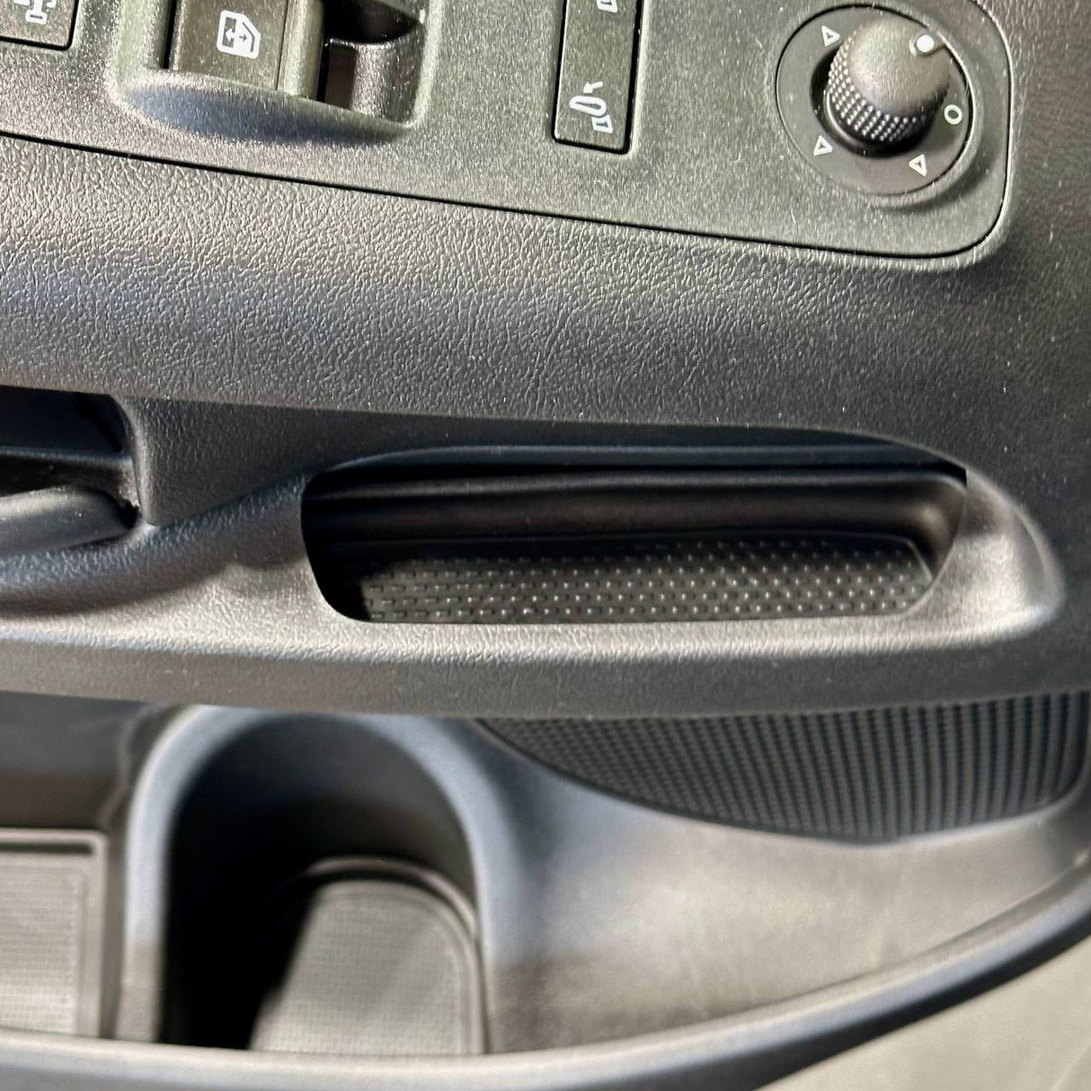 For Peugeot Boxer Rubber Door Liner Pocket Inserts - Black - Van-X