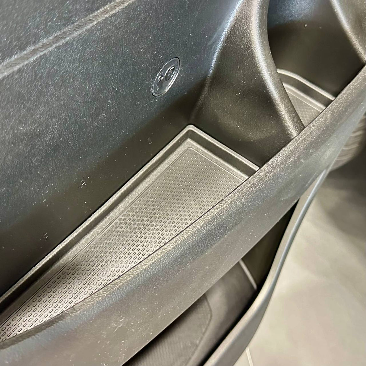 For Peugeot Boxer Rubber Door Liner Pocket Inserts - Black - Van-X