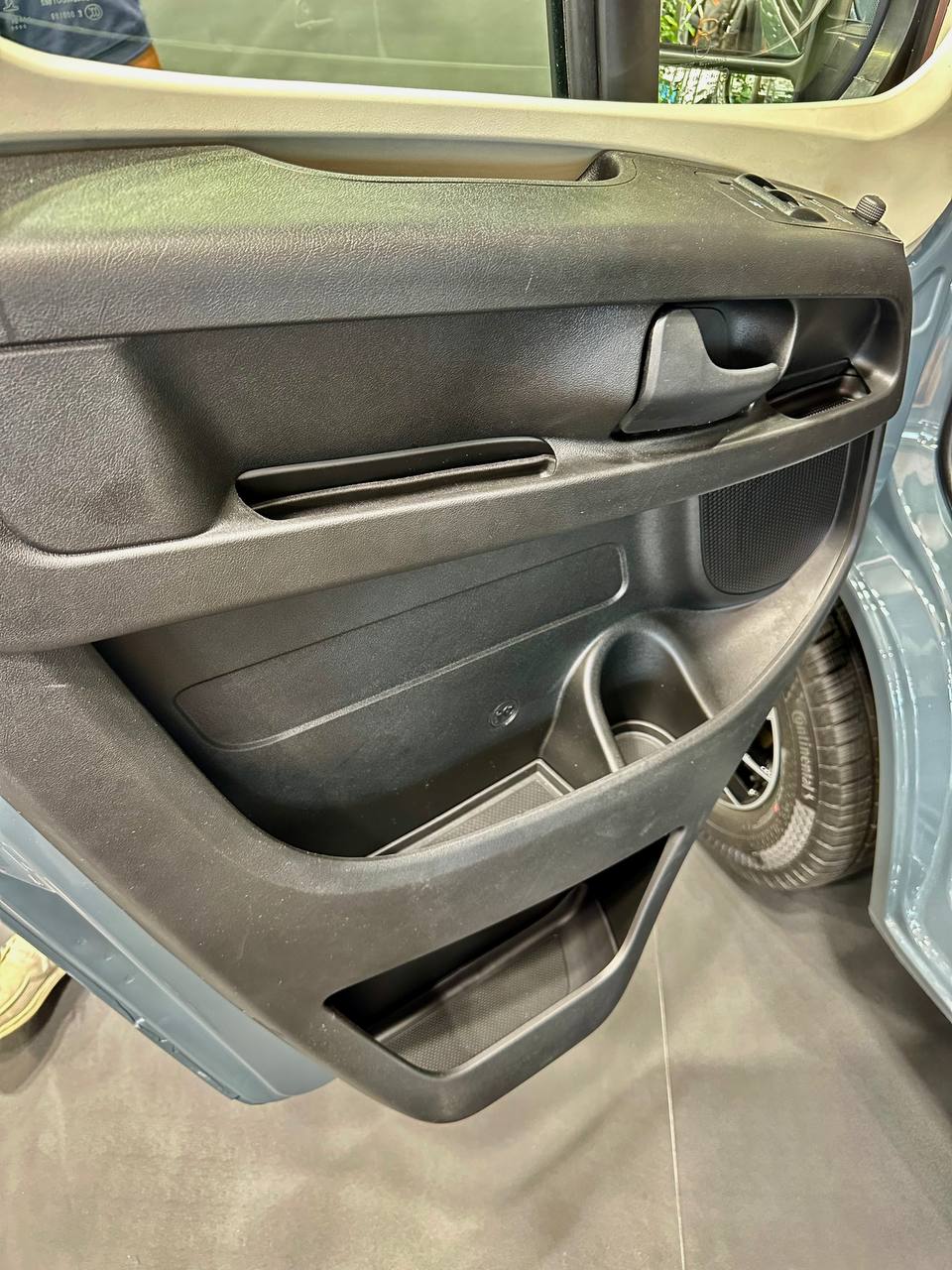 Fiat Ducato RAM ProMaster Doublure de Porte Caoutchouc Poches Poches - Noir - Van-X
