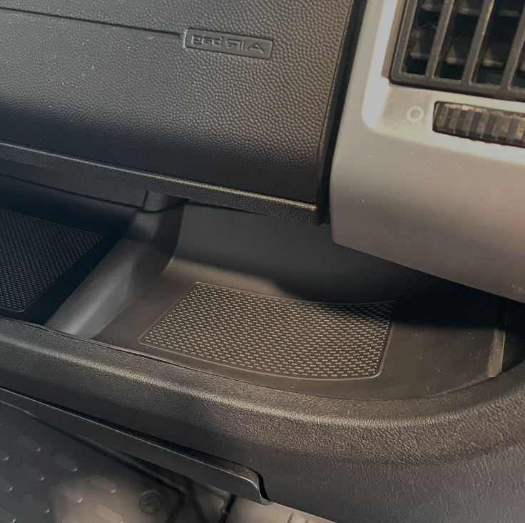 Pour Fiat Ducato Tableau de bord inférieur Inserts/Tapis en caoutchouc Noir LHD