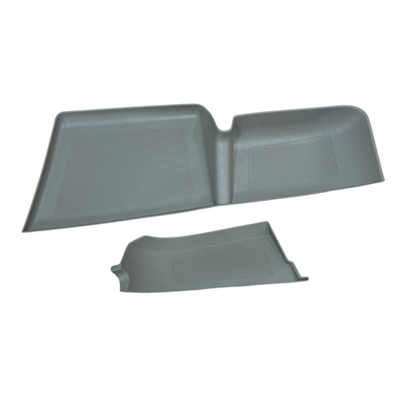 Pour Fiat Ducato Tableau de bord inférieur Inserts/Tapis en caoutchouc Gris clair LHD