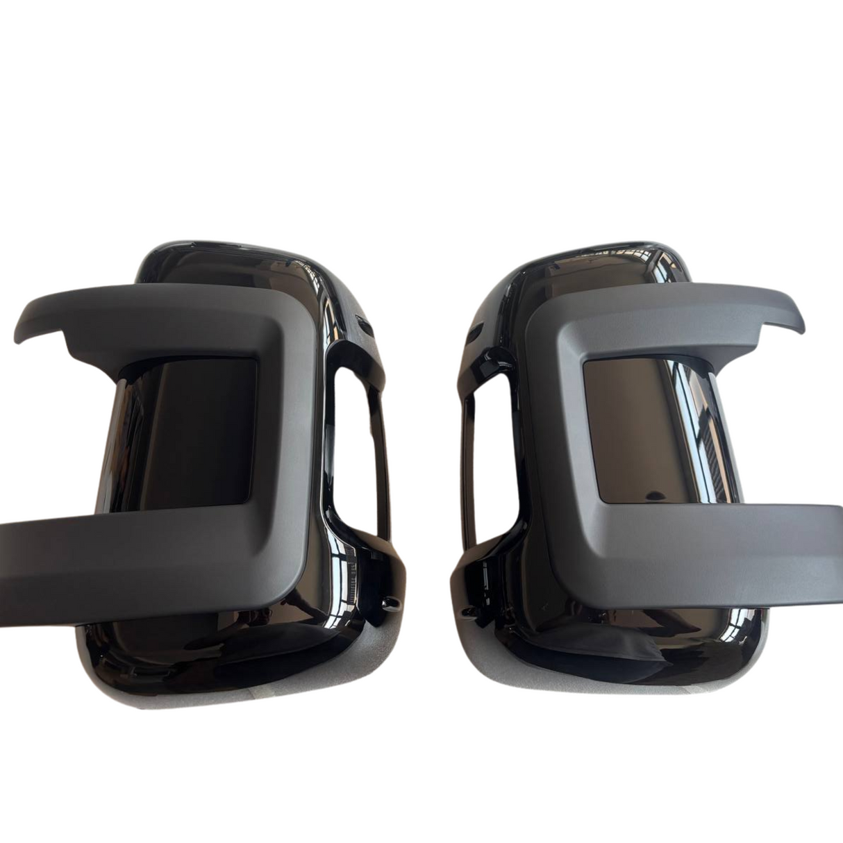 For Peugeot Boxer (2007-2024) Wing Mirror Cap/Covers (Set of 2) - Black | Van-X