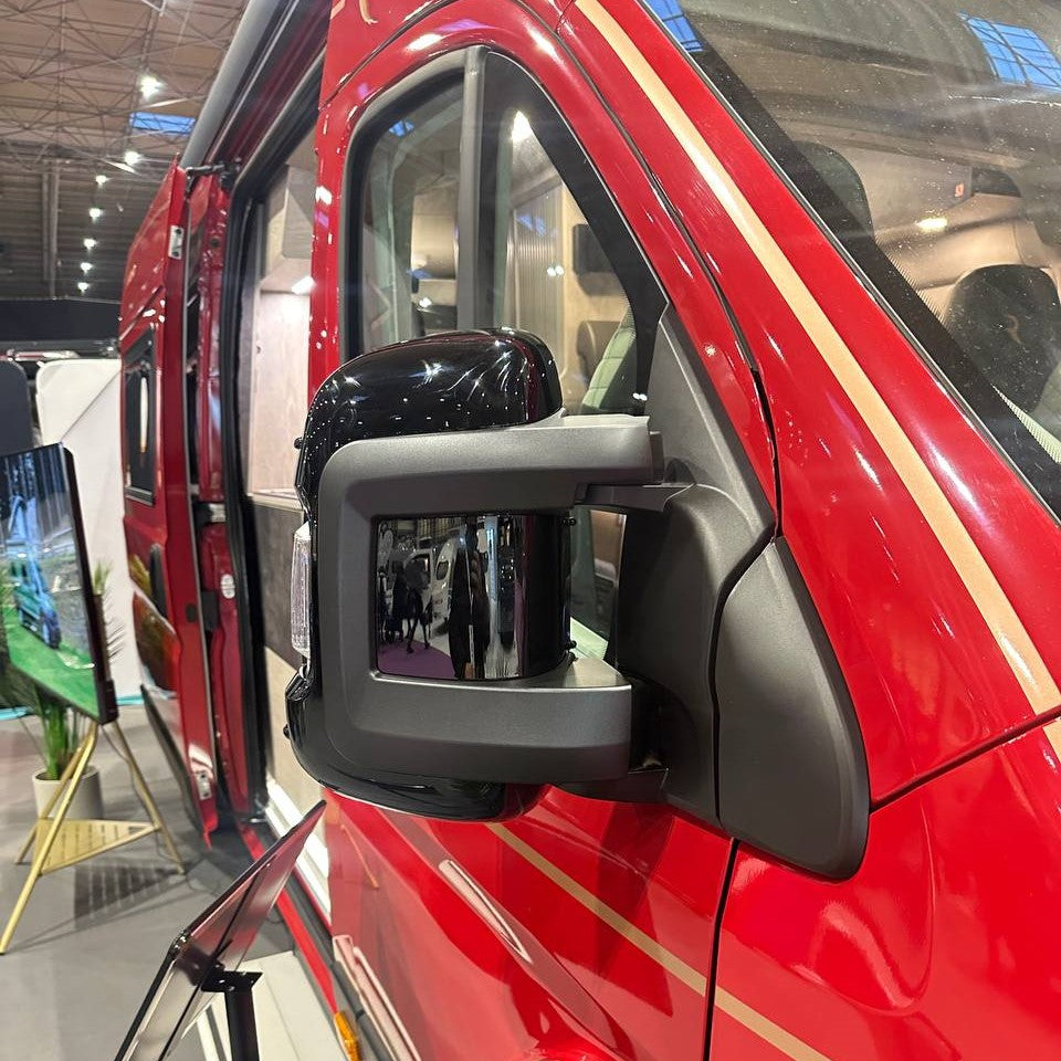 Voor Opel Movano buitenspiegelkap/afdekkingen (set van 2) - zwart | Van-X