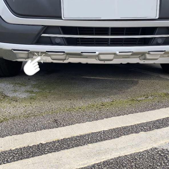 For Ford Transit Custom MK1 Front Lower Bumper Protector & Mudguard – (Silver) Durable Protection (2012-2018)