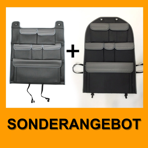 For VW T5 T5.1 Transporter Back Seat Organiser Single + Double