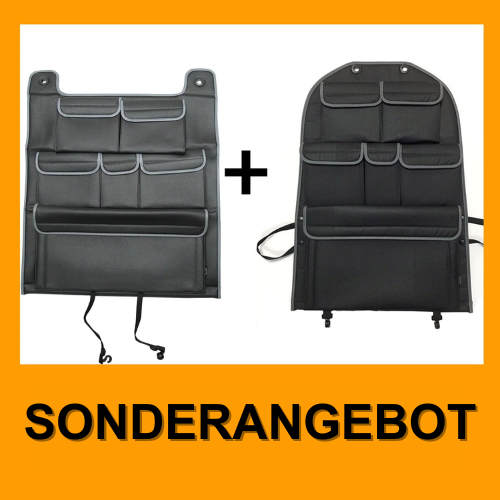For VW T5 T5.1 Transporter Back Seat Organiser Single + Double