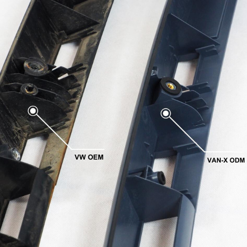 For VW T5, T5.1 Barn Door Rear Number Plate Unit Modified Version – Primer