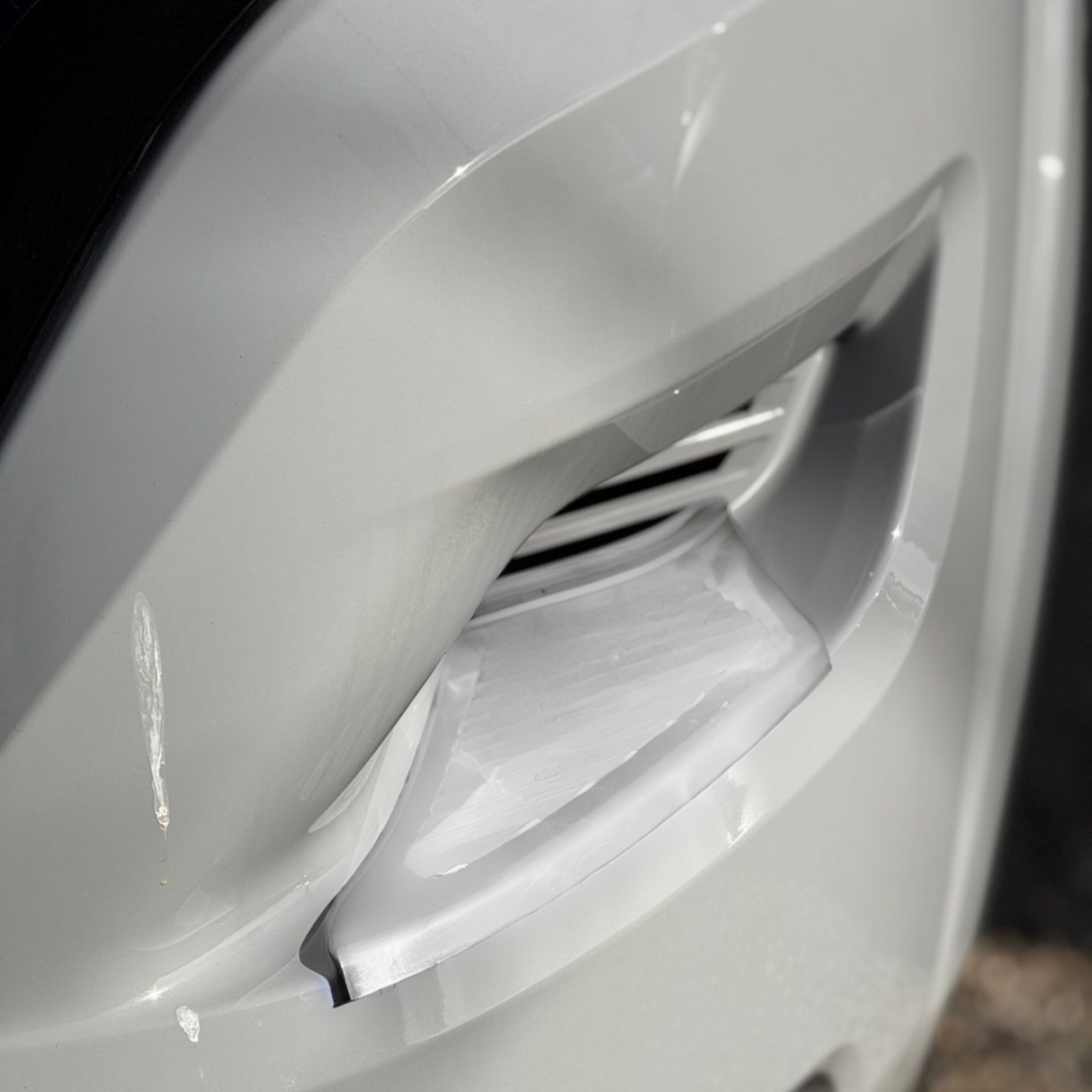 Protectores de estribo para parachoques delantero de Citroën Jumper, blancos, juego de 2 | Van-X