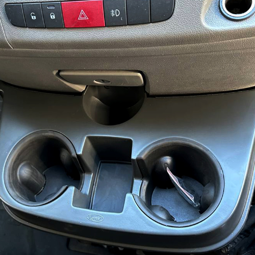 Pour Fiat Ducato Console porte-gobelet | Van-X