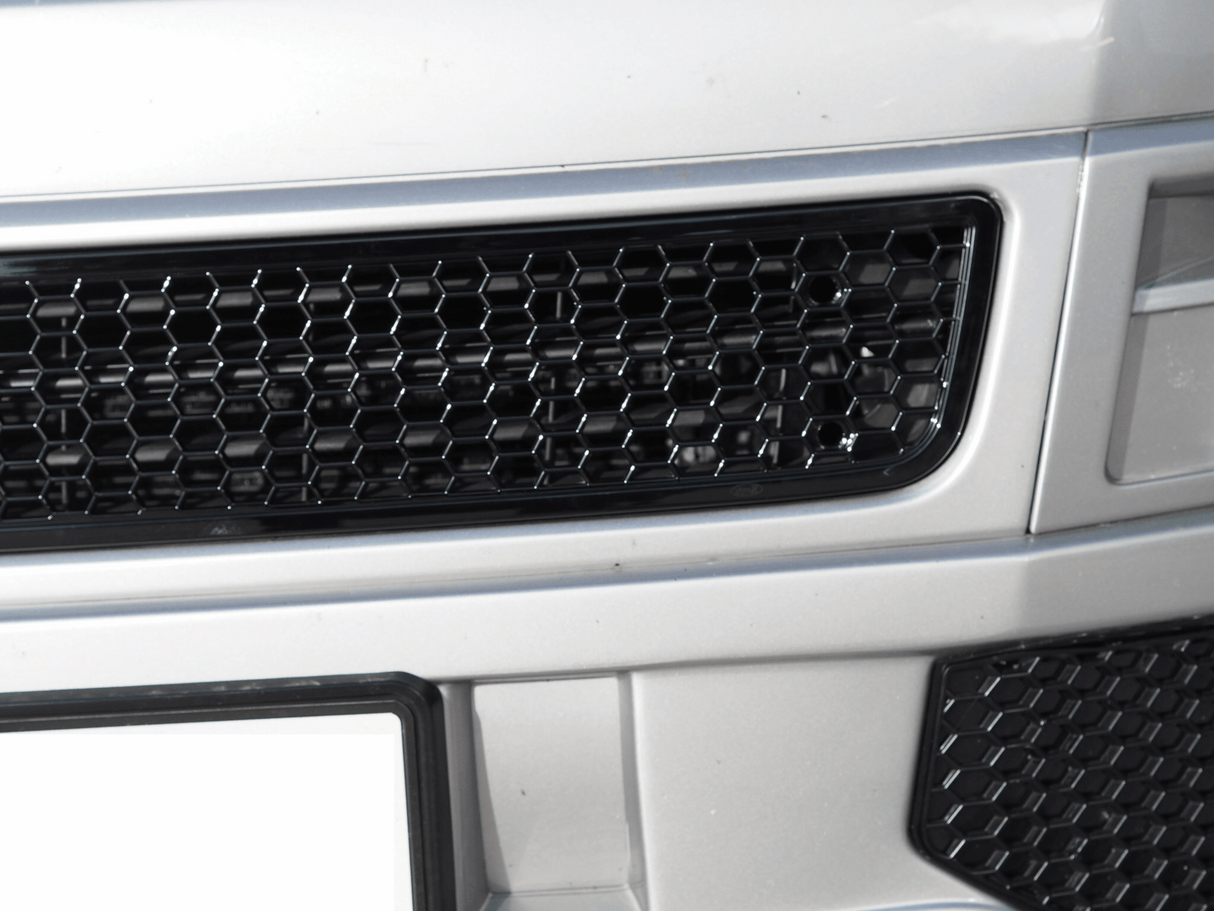 Pacchetto VW T5.1 Transporter Van styling frontale nero lucido (2 pezzi)