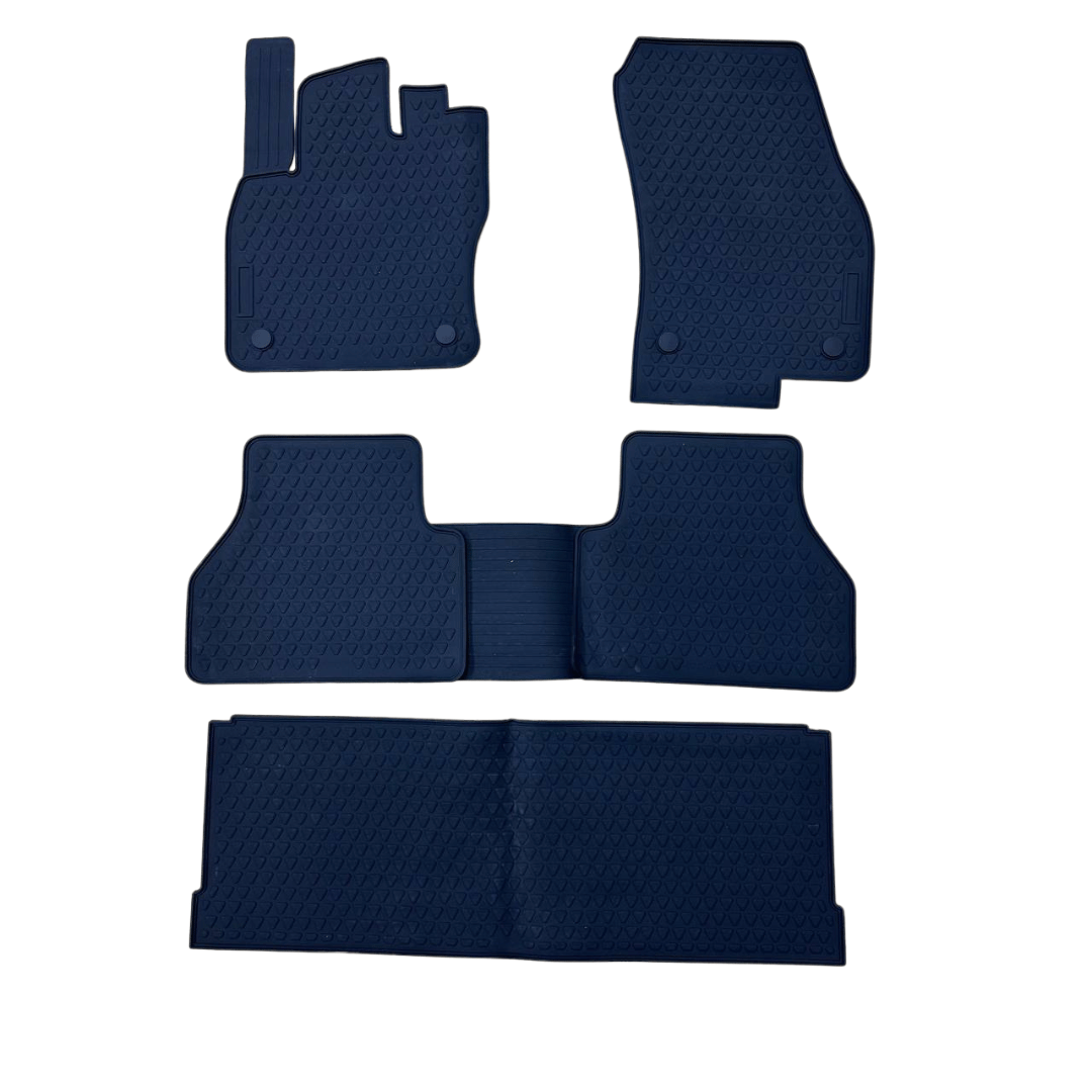 Voor VW Caddy 2021+ 3D High-Edge Rubberen Vloermatten – Van-X Heavy-Duty Interieurbescherming