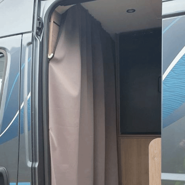 For Fiat Ducato Ram ProMaster Motorhome, Campervan, Maxi-Cab Divider Premium Curtain With Rail