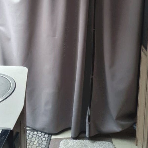 For Fiat Ducato Ram ProMaster Motorhome, Campervan, Maxi-Cab Divider Premium Curtain With Rail